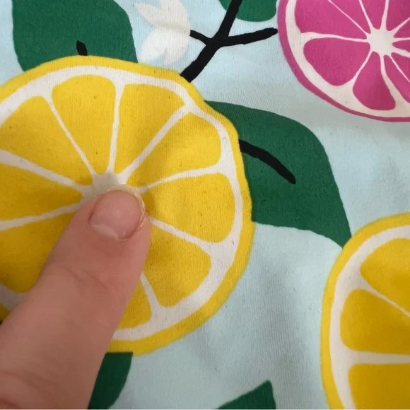 Hanna Andersson Toddler Girl One Piece Swimsuit with Citrus Fruit size 75 (12/18 - Picture 5 of 5